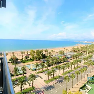 Sunbeach Rodas Climatizado , Wifi Y Vistas Al Mar Διαμέρισμα Σαλού